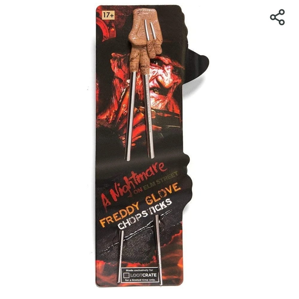 Nightmare on Elm Street Freddy Krueger Glove Chopsticks - Stainless Steel